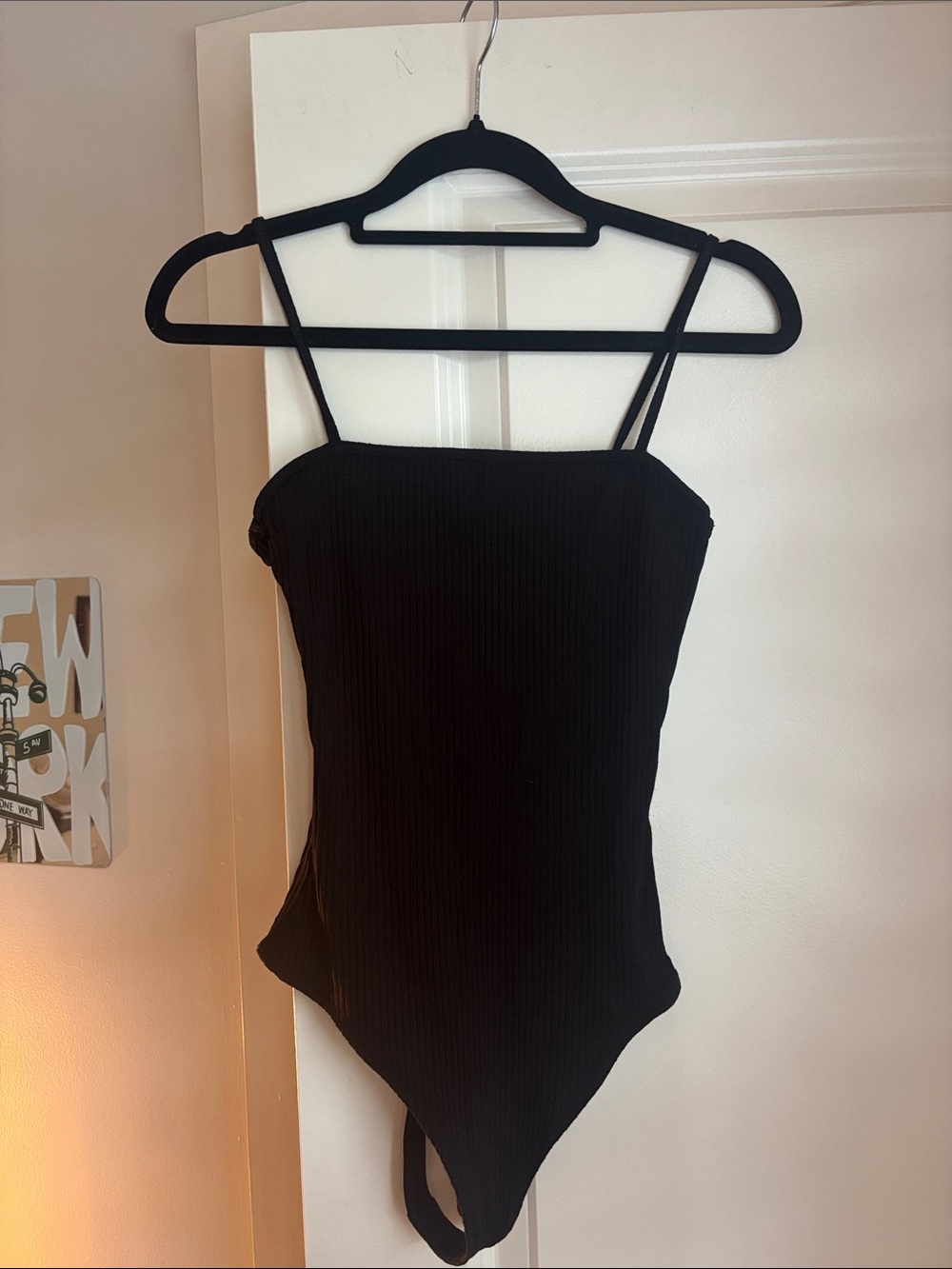 Wilfred Black Ribbed Bodysuit